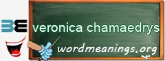 WordMeaning blackboard for veronica chamaedrys
